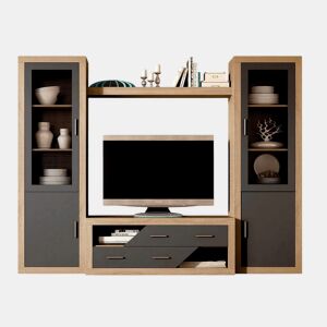 Salão Nuka V5 Cambria - Grafite 250 x 193,2 x 34,6 cm