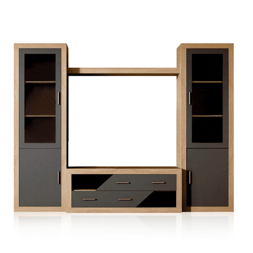 Salão Nuka V5 Cambria - Grafite 250 x 193,2 x 34,6 cm