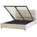 Beliani Cama con almacenaje Terciopelo BATILLY 154x224 Beliani Cama con almacenaje Terciopelo BATILLY 154x224 Beige