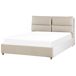 Beliani Cama con almacenaje Terciopelo BATILLY 154x224 Beliani Cama con almacenaje Terciopelo BATILLY 154x224 Beige