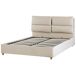 Beliani Cama con almacenaje Terciopelo BATILLY 154x224 Beliani Cama con almacenaje Terciopelo BATILLY 154x224 Beige
