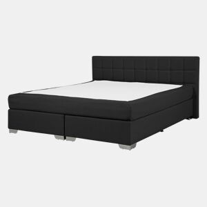 Cama continental Tecido ADMIRAL 140 x 200 cm Preto