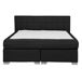 Beliani Cama continental Poliéster ADMIRAL 151x212 Beliani Cama continental Poliéster ADMIRAL 151x212 Negro