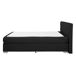Beliani Cama continental Poliéster ADMIRAL 151x212 Beliani Cama continental Poliéster ADMIRAL 151x212 Negro
