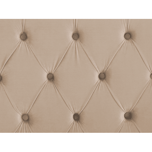 Cama Veludo LUBBON 180 x 200 cm Creme