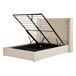 Beliani Cama con almacenaje Terciopelo LUBBON 170x217 Beliani Cama con almacenaje Terciopelo LUBBON 170x217 Beige