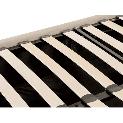 Cama baú Veludo LUBBON 140 x 200 cm Creme