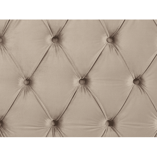 Cama Veludo AYETTE 180 x 200 cm Taupe