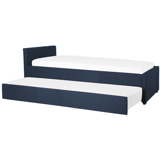 Cama gavetão Tecido MARMANDE 80 x 200 cm Azul marinho