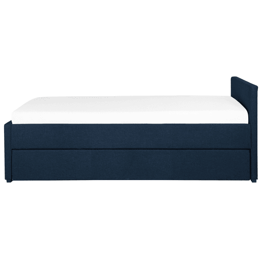 Cama gavetão Tecido MARMANDE 80 x 200 cm Azul marinho