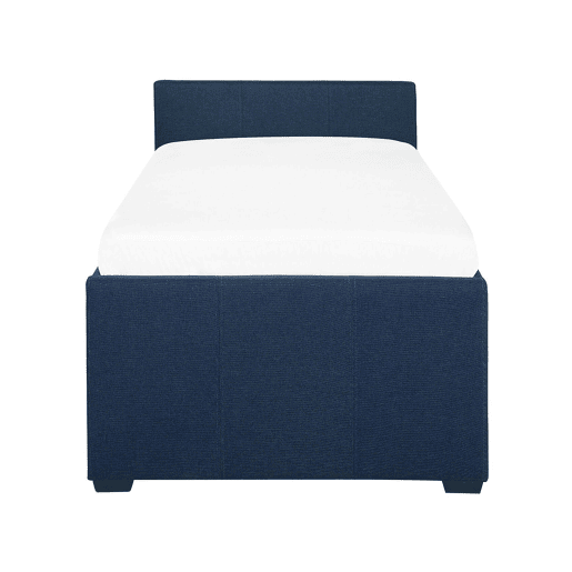 Cama gavetão Tecido MARMANDE 80 x 200 cm Azul marinho
