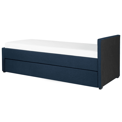 Cama gavetão Tecido MARMANDE 80 x 200 cm Azul marinho