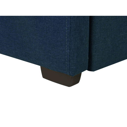 Cama gavetão Tecido MARMANDE 80 x 200 cm Azul marinho