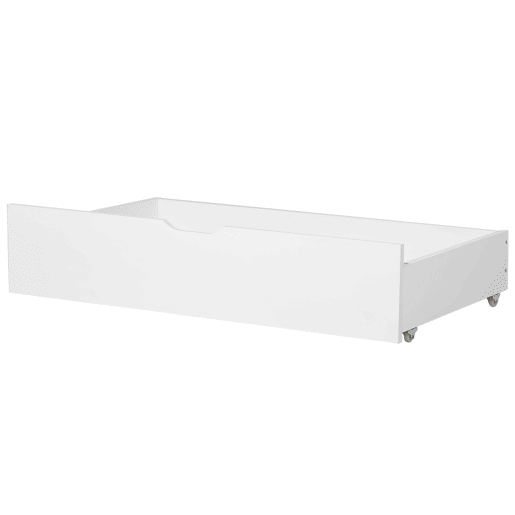 Conjunto de 2 gavetas de arrumação para cama Pinho RUMILLY Branco