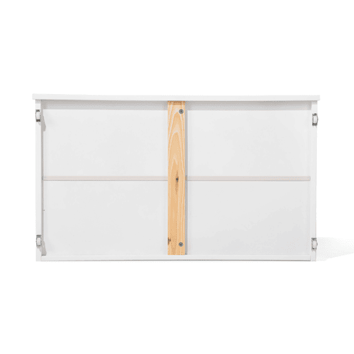Conjunto de 2 gavetas de arrumação para cama Pinho RUMILLY Branco