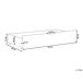 Beliani Conjunto de 2 cajones de cama Madera de pino RUMILLY 58x97 Beliani Conjunto de 2 cajones de cama Madera de pino RUMILLY 58x97 Azul Marino