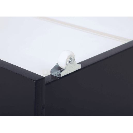 Conjunto de 2 gavetas de arrumação para cama Pinho RUMILLY Azul marinho