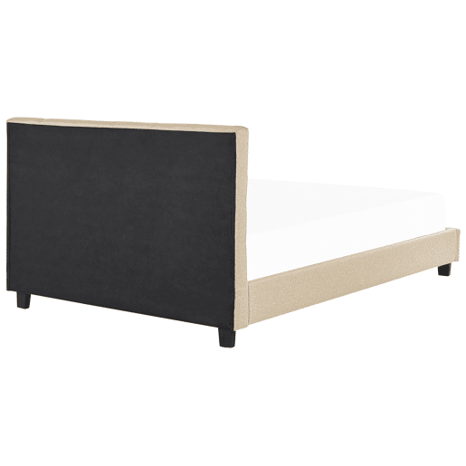 Cama Tecido LA ROCHELLE 180 x 200 cm Creme