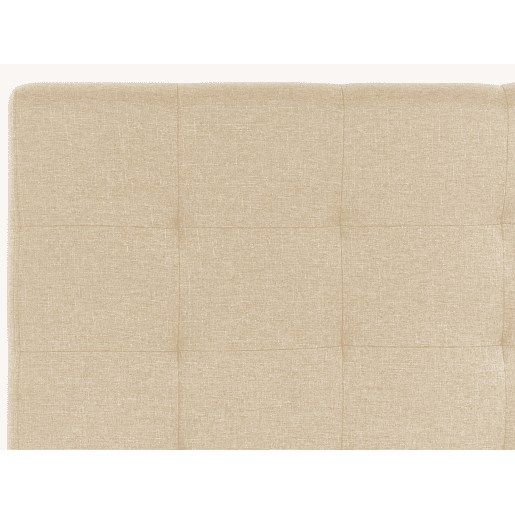 Cama Tecido LA ROCHELLE 180 x 200 cm Creme