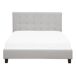 Beliani Cama Poliéster LA ROCHELLE 147x218 Beliani Cama Poliéster LA ROCHELLE 147x218 Gris Claro