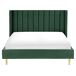 Beliani Cama Terciopelo VILLETTE 185x222 Beliani Cama Terciopelo VILLETTE 185x222 Beige