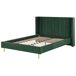 Beliani Cama Terciopelo VILLETTE 185x222 Beliani Cama Terciopelo VILLETTE 185x222 Beige