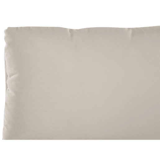 Cama baú Veludo BATILLY 180 x 200 cm Creme claro