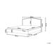 Beliani Cama Poliéster MONTPELLIER 189x213 Beliani Cama Poliéster MONTPELLIER 189x213 Beige