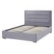 Beliani Cama con almacenaje Terciopelo ROUEN Beliani Cama con almacenaje Terciopelo ROUEN Gris Oscuro
