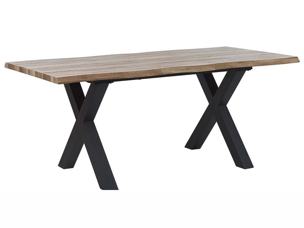 Beliani Mesa de comedor extensible BRONSON 90x140