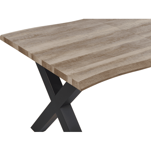 Mesa de jantar extensível BRONSON Castanho escuro 140180 cm 90 cm