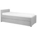 Beliani Cama nido Poliéster MARMANDE 96x214 Beliani Cama nido Poliéster MARMANDE 96x214 Gris Claro
