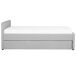 Beliani Cama nido Poliéster MARMANDE 96x214 Beliani Cama nido Poliéster MARMANDE 96x214 Gris Claro