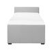 Beliani Cama nido Poliéster MARMANDE 96x214 Beliani Cama nido Poliéster MARMANDE 96x214 Gris Claro