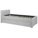 Beliani Cama nido Poliéster MARMANDE 96x214 Beliani Cama nido Poliéster MARMANDE 96x214 Gris Claro