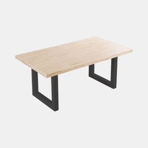 Mesa de jantar Loft 180 Preto - Carvalho 180 x 76 x 100 cm