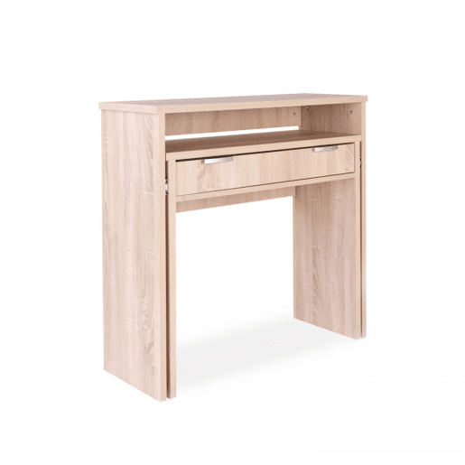 Mesa de consola Aput Cambria 33 (cerrada), 63,4 (abierta) x 87,5 x 90 cm