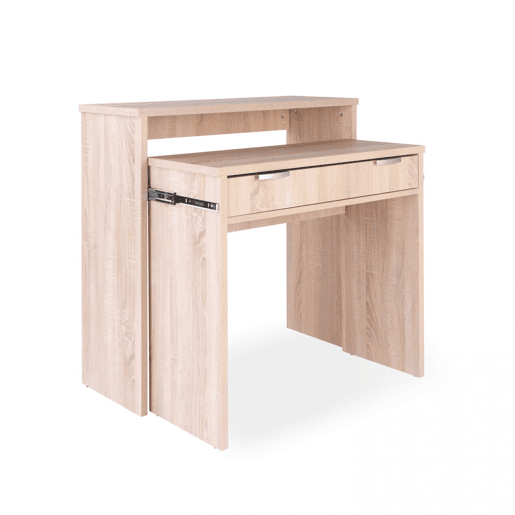 Mesa de consola Aput Cambria 33 (cerrada), 63,4 (abierta) x 87,5 x 90 cm
