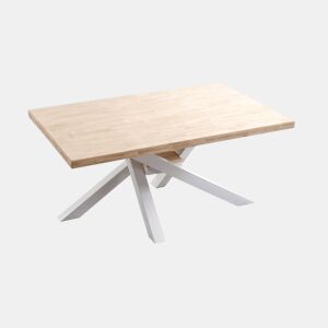 Mesa de jantar Xena 160 Carvalho - Branco 160 x 76 x 100 cm