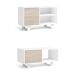 Set Mueble TV, Mesa de Centro 95 Set Mueble TV, Mesa de Centro 95 Blanco