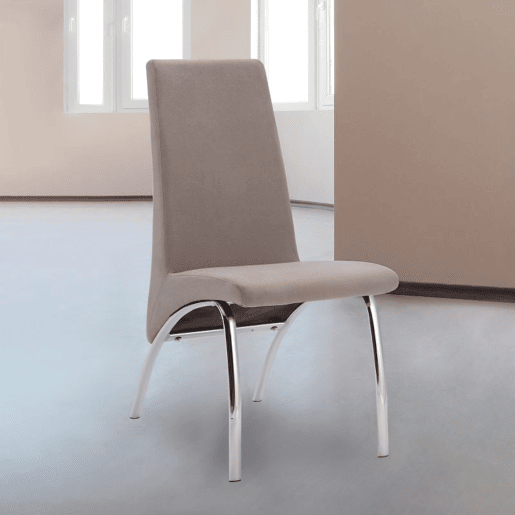 Conjunto de 2 cadeiras de jantar Lise Tex Marengo 44 x 95 x 61 cm