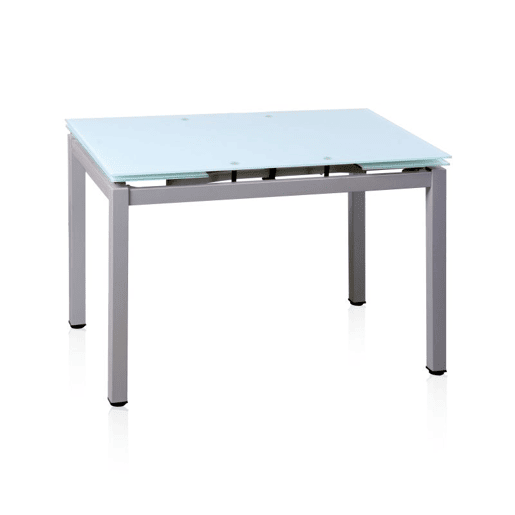 Mesa de cozinha extensível Chef Cinzento - Branco 170 x 75 x 70 cm