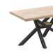 Mesa Xena 80x80 Mesa Xena 80x80 Negro/ Madera