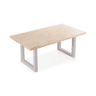 Mesa de jantar Loft 180 Branco - Carvalho 180 x 76 x 100 cm