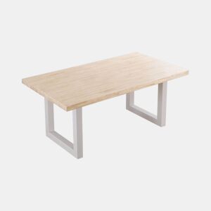 Mesa de jantar Loft 180 Branco - Carvalho 180 x 76 x 100 cm