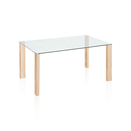 Mesa de jantar Valya Cristal - Cambria 150 x 75 x 90 cm