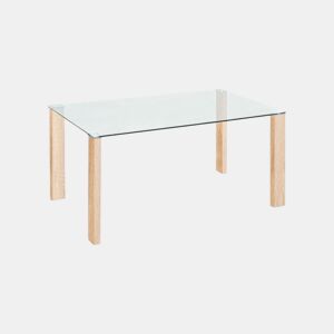 Mesa de jantar Valya Cristal - Cambria 150 x 75 x 90 cm