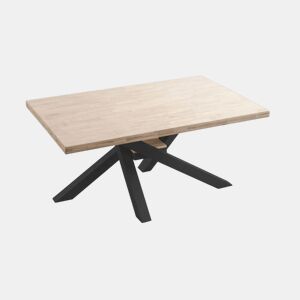 Mesa de jantar Xena 160 Preto - Carvalho 160 x 76 x 100 cm