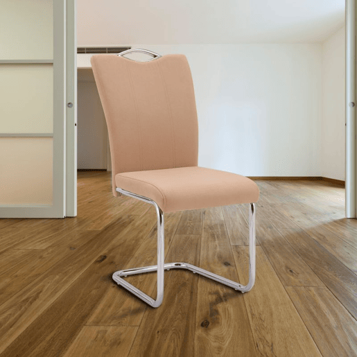 Conjunto de 4 cadeiras de jantar Dana Tex Bege 61 x 98 x 44 cm