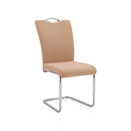 Conjunto de 4 cadeiras de jantar Dana Tex Bege 61 x 98 x 44 cm